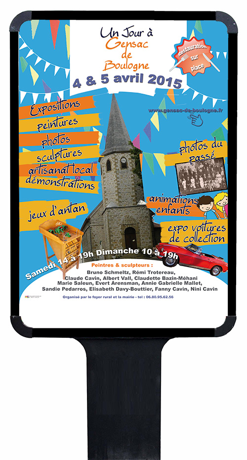 affiche grand format de l'événement