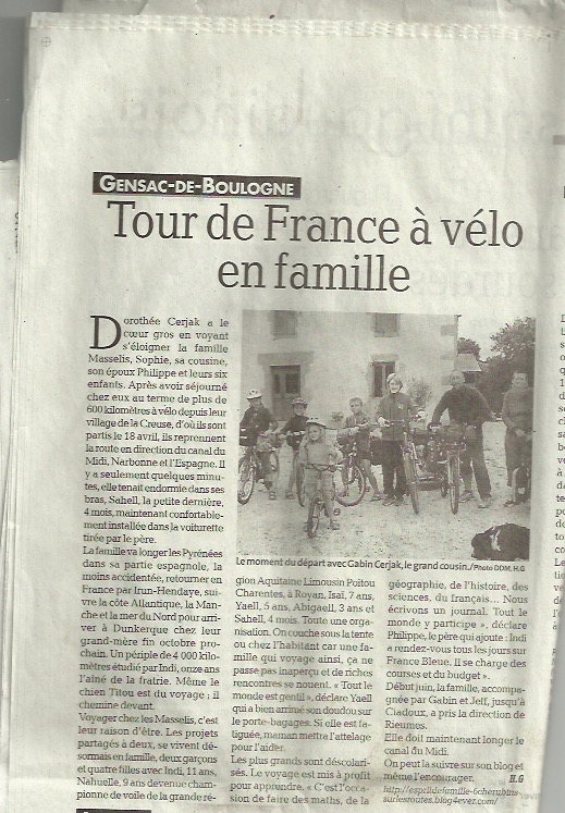 Cyclistes Creusois en comminge